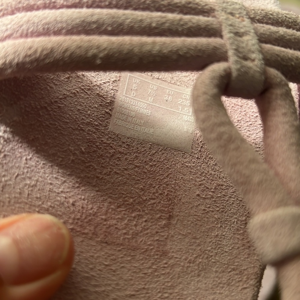 Clark pink Suede leather sandals - Picture 6 of 7